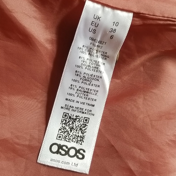 ASOS Pink Trench Coat - Picture 6 of 6